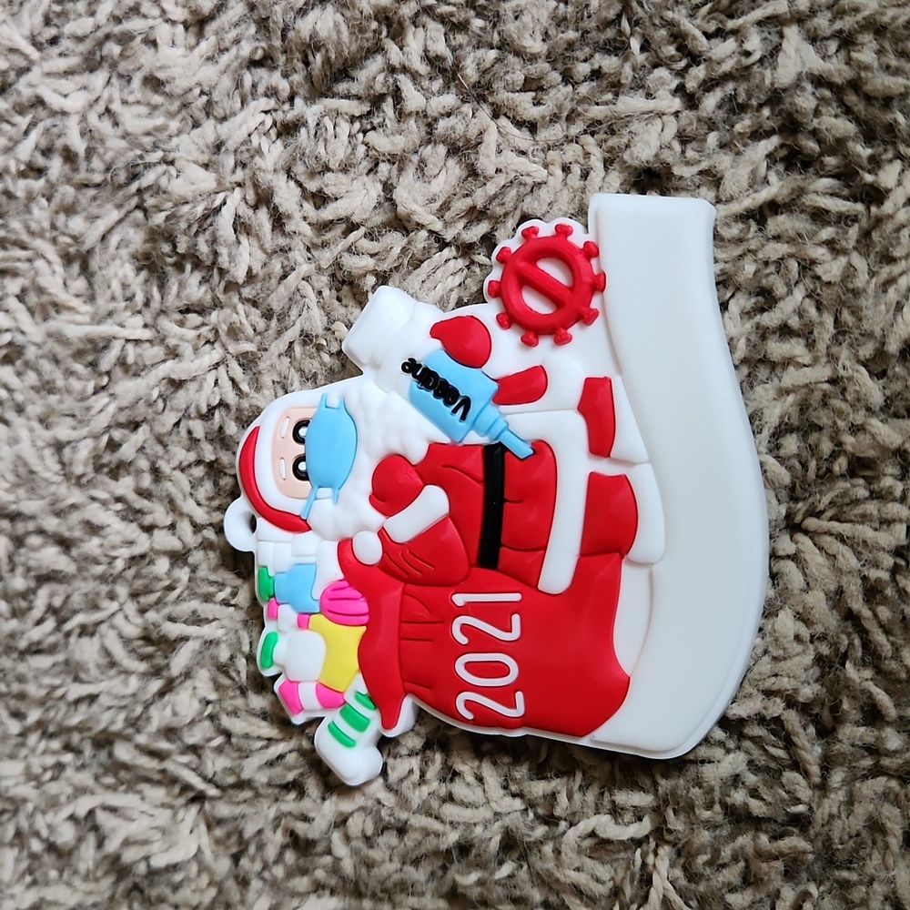 2021 Covid Santa Ornament